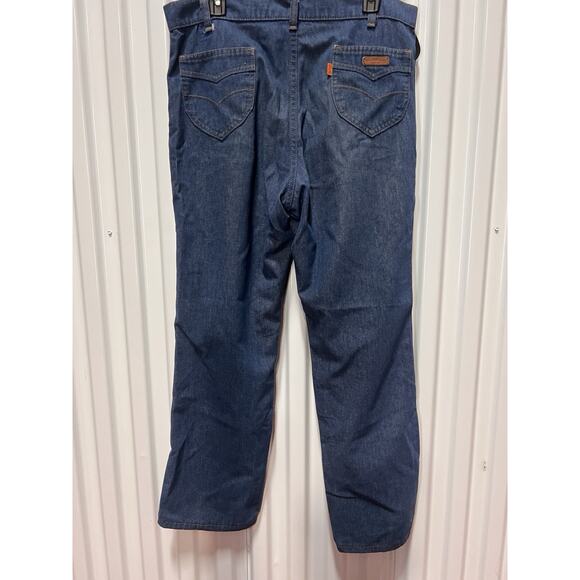 Vintage 70s Orange Tab Jeans Levi’s Men’s 34 X 30 Talon Zipper - Picture 2 of 16